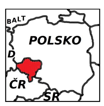 Polsko na kole - mapka